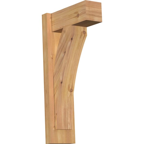 Ekena Millwork Thorton Block Smooth Outlooker, Western Red Cedar, 5 1/2"W x 12"D x 24"H OUT06X12X24THR05SWR - main